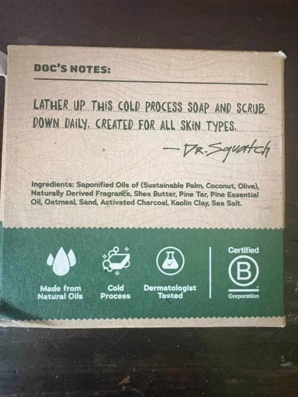 Dr. Squatch man rugged squatch